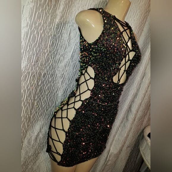 Sparkly dress - perfect for night out party dress s/m/L - Picture 9 of 13